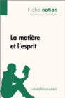 Image for La matiere et l&#39;esprit (Fiche notion): LePetitPhilosophe.fr - Comprendre la philosophie