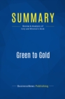 Image for Summary: Green to Gold - Daniel Esty and Andrew Winston
