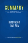 Image for Summary: Innovation That Fits - Michael Lord, Donald Debethizy and Jeffrey Wager