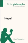 Image for Hegel (Fiche philosophe): Comprendre la philosophie avec lePetitPhilosophe.fr