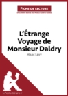 Image for L&#39;Etrange Voyage de Monsieur Daldry de Marc Levy (Fiche de lecture): Resume complet et analyse detaillee de l&#39;oeuvre