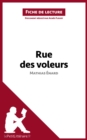 Image for Rue des voleurs de Mathias Enard (Fiche de lecture): Resume complet et analyse detaillee de l&#39;oeuvre
