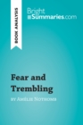 Image for Fear and Trembling by Amelie Nothomb (Reading Guide): Complete Summary and Book Analysis.