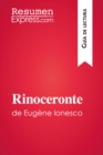 Image for El rinoceronte de Eugene Ionesco (Guia de lectura): Resumen y analisis completo.