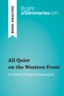 Image for All Quiet on the Western Front by Erich Maria Remarque (Reading Guide): Complete Summary and Book Analysis.