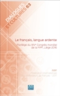 Image for Le francais, langue ardente.: Florilege du XIVe Congres mondial de la FIPF, Liege 2016