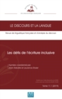 Image for Les Defis De L&#39;ecriture Inclusive