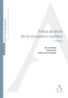 Image for Precis de droit de la circulation routiere: 2e edition
