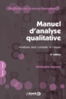 Image for Manuel d&#39;analyse qualitative