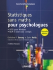 Image for Statistiques sans maths pour psychologues