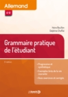 Image for Allemand - Grammaire de l&#39;etudiant