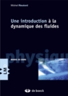 Image for Une introduction a la dynamique des fluides