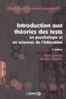 Image for Introduction Aux Théories Des Tests: En Psychologie Et En Sciences De L&#39;éducation