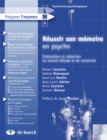 Image for Réussir Son Mémoire En Psycho: Travail D&#39;études Et De Recherche En Sciences Humaines Et Sociales