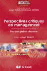 Image for Perspectives Critiques En Management: Pour Une Gestion Citoyenne