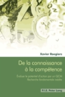 Image for de la Connaissance A La Competence : Evaluer Le Potentiel d&#39;Action Par Un Qcm - « Recherche Fondamentale Inedite »