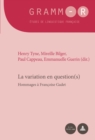 Image for La variation en question(s): Hommages a Francoise Gadet
