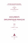 Image for Documents diplomatiques francais: 1972 - Tome I (1er janvier - 30 juin)