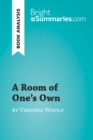 Image for Room of One&#39;s Own by Virginia Woolf (Book Analysis): Detailed Summary, Analysis and Reading Guide