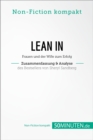 Image for Lean In. Zusammenfassung &amp; Analyse des Bestsellers von Sheryl Sandberg: Frauen und der Wille zum Erfolg