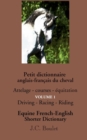 Image for Petit dictionnaire anglais-francais du cheval - Vol. 1