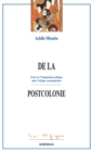 Image for De La Postcolonie