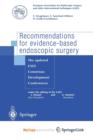 Image for Recommendations for evidence-based endoscopic surgery