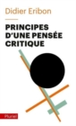 Image for Principes d&#39;une pensee critique