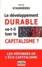 Image for Le Developpement Durable Va-T-Il Tuer Le Capitalisme ?: Les Reponses De L&#39;ecocapitalisme