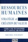 Image for Ressources Humaines, Strategie Et Creation De Valeur: Le Nouveau Management
