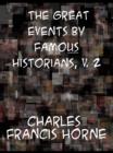 Image for The great events by famous historians, v. 2