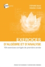 Image for Exercices d&#39;algèbre et d&#39;analyse [electronic resource] : 154 exercices corrigés de première année / Stéphane Balac et Frédéric Sturm.