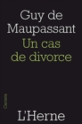 Image for Un cas de divorce