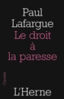 Image for Le droit a la paresse