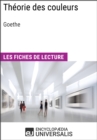 Image for Theorie des couleurs de Goethe: Les Fiches de lecture d&#39;Universalis