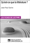 Image for Qu&#39;est-ce que la litterature ? de Jean-Paul Sartre: Les Fiches de lecture d&#39;Universalis