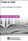 Image for Poesie et verite de Goethe: Les Fiches de lecture d&#39;Universalis