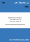 Image for Seminaire Bourbaki: Volume 2015/2016 Exposes 1104-1119