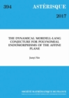 Image for The Dynamical Mordell-Lang Conjecture for Polynomial Endomorphisms of the Affine Plane
