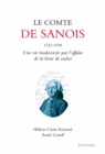 Image for Le comte de Sanois (1723-1799): Une vie bouleversee par l&#39;affaire de la lettre de cachet