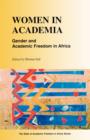 Image for Women in Academia : Gender and Academic Freedom in Africa