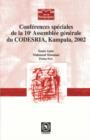 Image for Conferences speciales de la Assemblee generale du CODESRIA, Kampala, 2002