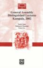 Image for General Assembly Distinguished Lectures Kampala, 2002