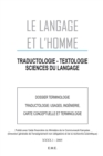 Image for Dossier Terminologie: Traductologie : usages, ingenierie, carte conceptuelle et terminologie - 2005 - 40.1