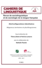 Image for (Re)configurations identitaires: Migrance, territoires et plurilinguismes - 2010 - 36.1