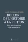 Image for Rollon: de l&#39;Histoire A La Fiction