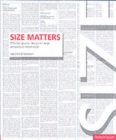 Image for Size matters  : effective graphic design for large amounts of information