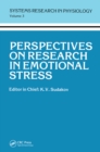 Image for Perspectives on Research in Emotional Stress
