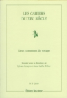 Image for Les Cahiers du XIXe siecle, numero 5: Lieux communs du voyage