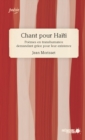 Image for Chant pour Haiti. Poemes en transhumance demandant grace pour leur existence: Poemes en transhumance demandant grace pour leur existence